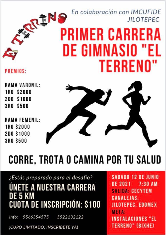 1a.CARRERA GIMNASIO “EL TERRENO” 5KM CECYTEM CAN...