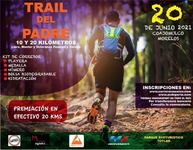 TRAIL DEL PADRE  10k Y 20k  20 DE JUNIO 2021 CUAJOMULCO MORE...