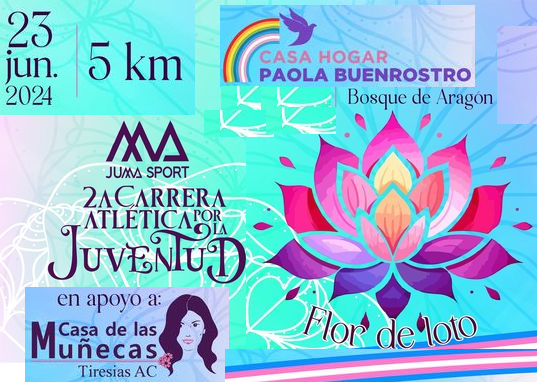 2a.CARRERA ATLETICA POR LA JUVENTUD 5K JUMA SPORT CARRERA DE 5K POR LA JUVENTUD