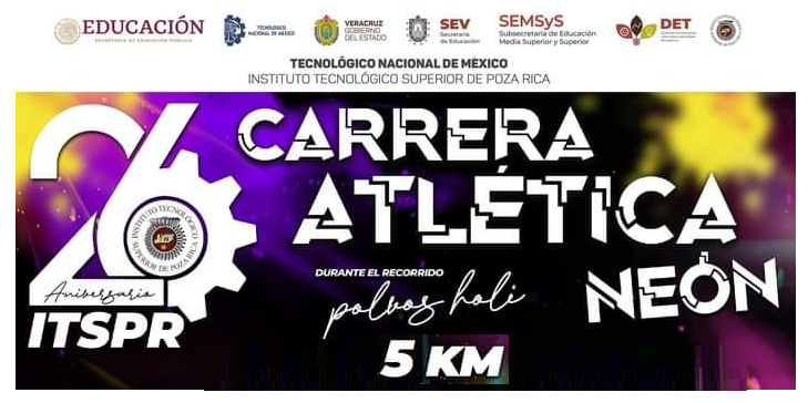 3K 26 CARRERA ATLETICA NEON CAMINATA 3K 26 CARRERA CAMINATA NEON 3K