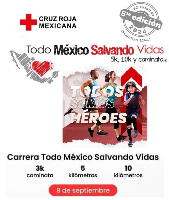 5a.EDICION CAMINATA 3K CRUZ ROJA 5a.CAMINATA 3K CRUZ ROJA TLAXCALA