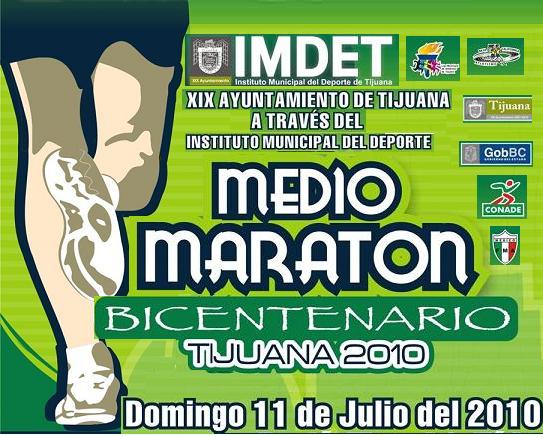 MEDIO MARATON BICENTENARIO TIJUANA 21K del  Bicentenario  Tijuana