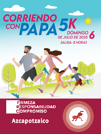 6a.CARRERA 5K CORRIENDO CON PAPA FIRMEZA ,RESPONSABILIDAD Y COMPROMISO