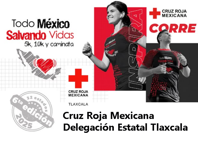 3K TODO MEXICO SALVANDO VIDAS TLX. 6a.CARRERA CRUZ ROJA TLAXCALA 3K