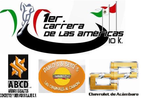 1a CARRERA DE LAS AMERICAS 10 km. Carrera de las Americas  2010 Acambaro Gto.