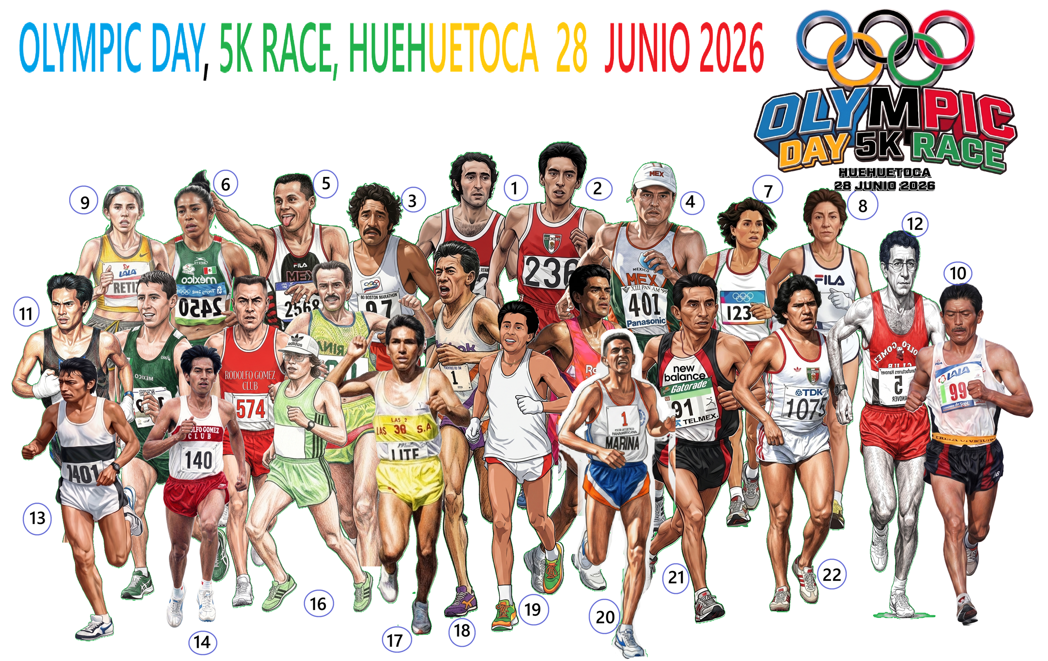 OLYMPIC DAY 5K RACE CARRERA DIA OLIMPICO