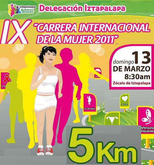 IX CARRERA INTERNACIONAL DE LA MUJER 2011 Carrera de la Mujer 5km.