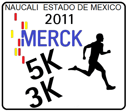 CARRERA MERCK 5K y 3K Carrera Atletica "MERCK" 5 y 3 km.