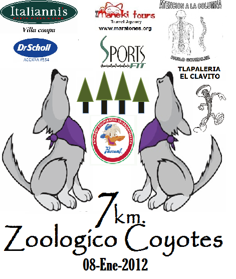 1a.CARRERA 7km. ZOOLOGICO COYOTES Carrera 7 Km. Zoologico Coyotes