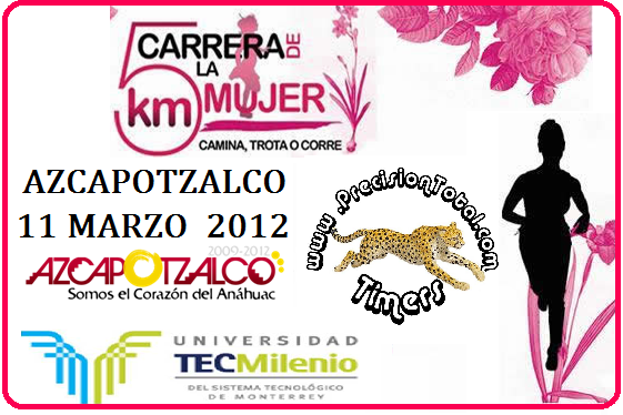 3a. 5 km. DIA INTERNACIONAL DE LA MUJER Delegacion Azcapotzalco