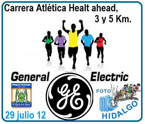 CARRERA ATLETICA 3 Y 5 K. Carrera 3 y 5 km. General Electric.