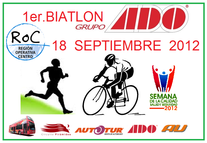 1er BIATLON  " A D O " SEMANA DE LA CALIDAD 1er. Biatlon "ADO" 3k Ciclismo y 3k Carrera