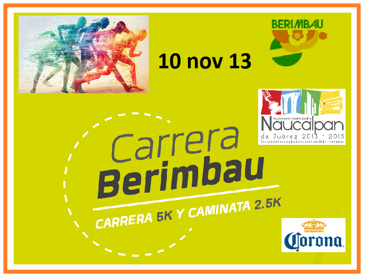 II CARRERA BERIMBAU 5 km. 2a. CARRERA DEPORTIVO BERIMBAU 5K