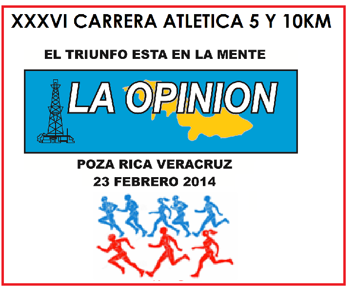XXXVI CARRERA 10Km." LA OPINION" 10km. EL TRIUNFO ESTA EN LA MENTE