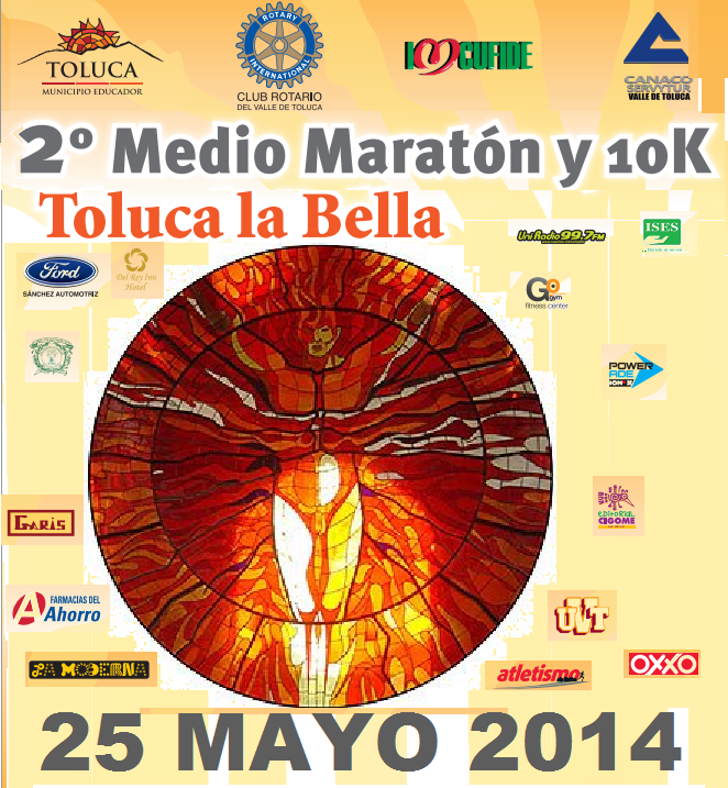 2o.MEDIO MARATON Y 10K COMPLETO TOLUCA  LA BELLA   (10 K )