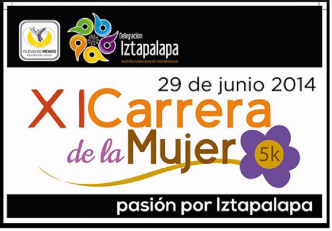 XI CARRERA 5KM DE LA MUJER IZTAPALAPA 2014 CARRERA DE LA MUJER