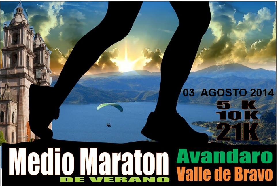 1er.MEDIO MARATON DE VERANO  MOVISTAR MEDIO MARATON DE VERANO  VALLE DE BRAVO
