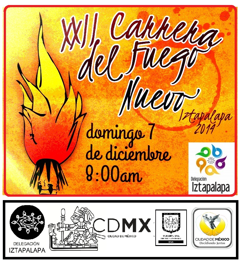 XXII CARRERA 10 Km. "FUEGO NUEVO" 2014 " Carrera 10k Fuego Nuevo, Iztapalapa"
