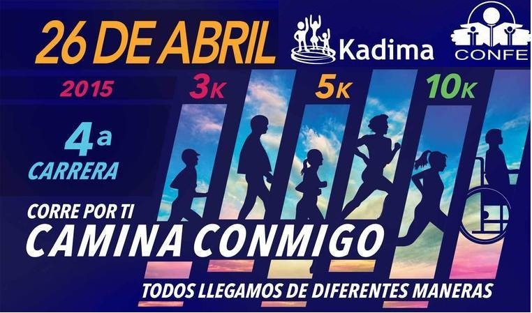 4a.CARRERA CAMINA CON MIGO 5K Y 10K TODOS LLEGAMOS DE DIFERENTE MANERA