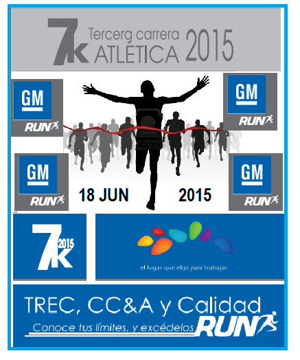 3a CARRERA ATLETICA 7KM 2015 METEPEC TENGO RAZONES PARA LLEGAR A LA META