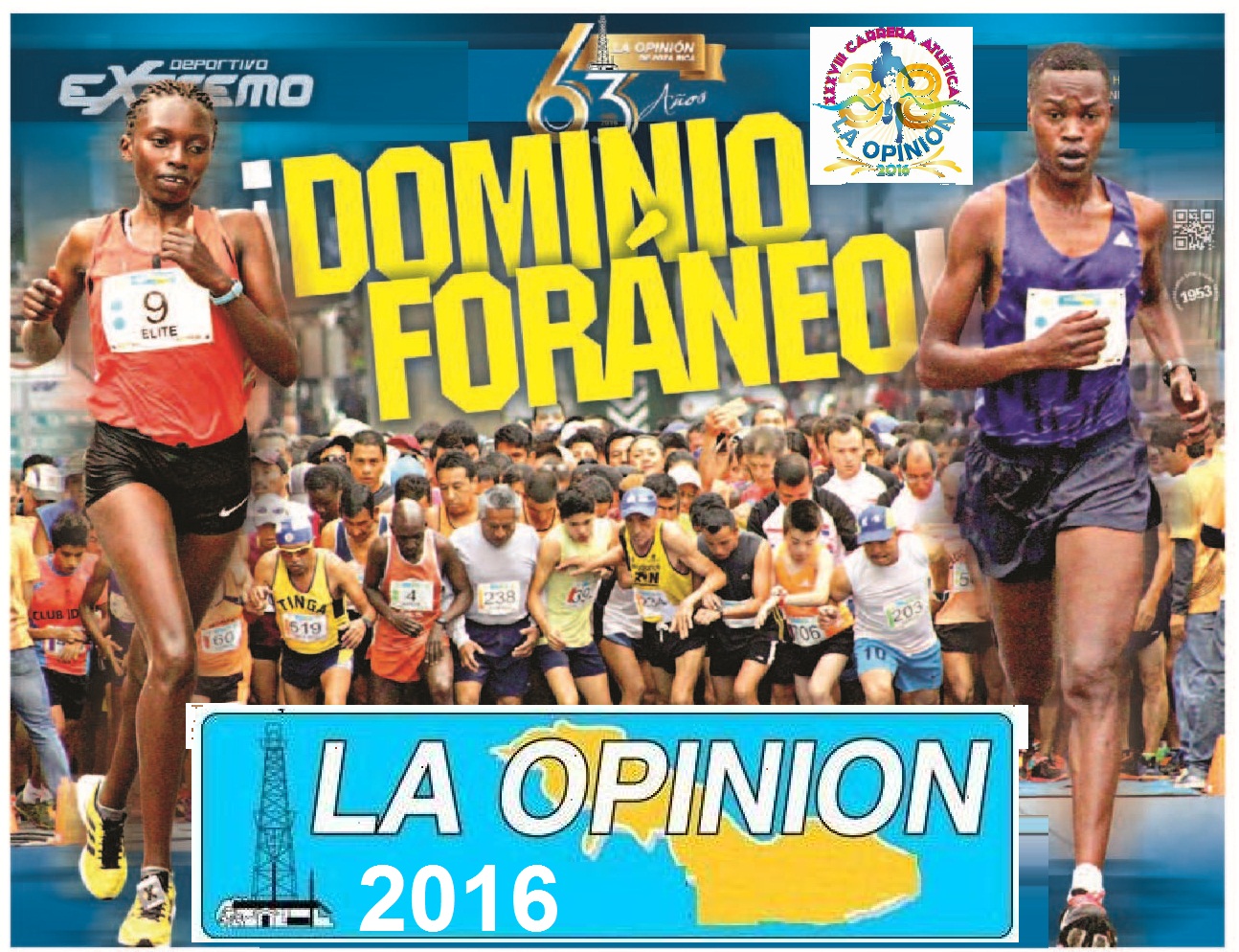 63 Aniversario Periodico "LA OPINION" 2016 (10k) 38ava.CARRERA LA OPINION 10 KM 2016