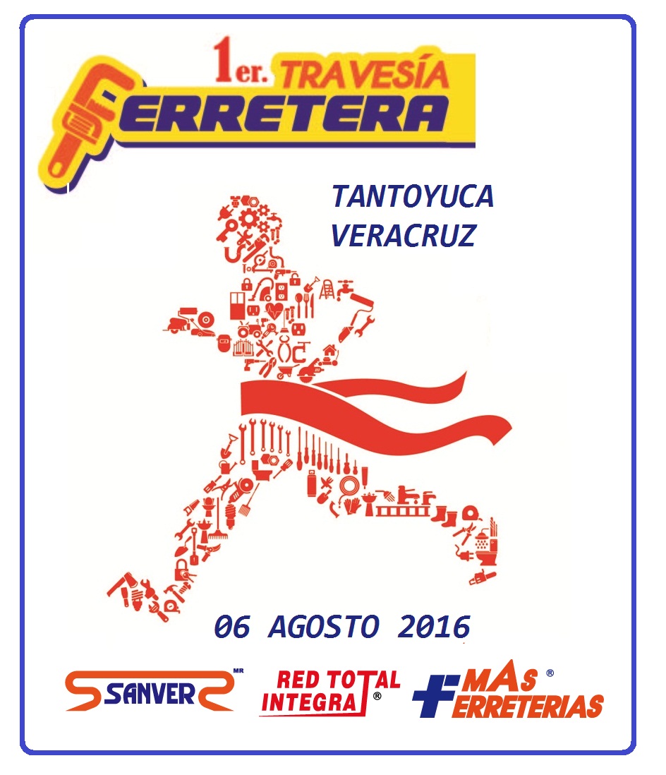 1er. " TRAVESIA FERRETERA " TANTOYUCA,VER. 1a.Carrera Campo Traviesa,7k y 12k Travesia Ferretera