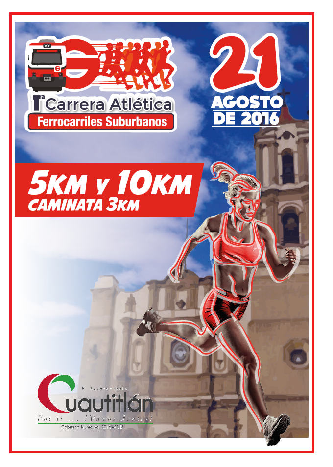 FERROCARRILES SUBURBANOS 3km. 1a.Carrera Ferrocarriles Suburbanos 2016