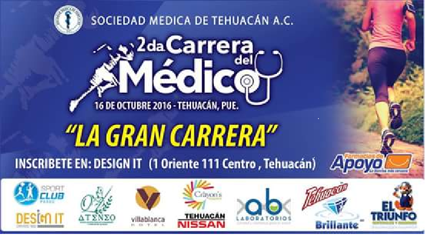 2a.CARRERA 10K Y 5K DIA DEL MEDICO 2a.Carrera "Día del Medico"Tehuacan 2016