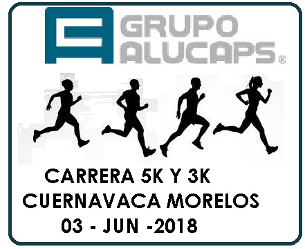 CARRERA ALUCAPS 2018 5K Y 3K ALUPACS 2018 CARRERA 5KM Y 3KM