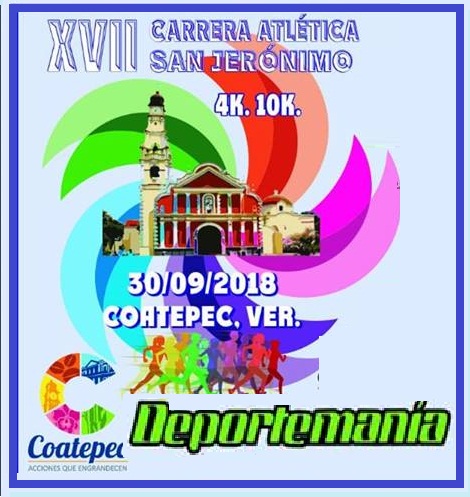 XVII CARRERA SAN JERONIMO COATEPEC 2018 CARRERA 10K y 4K SAN JERONIMO COATEPEC