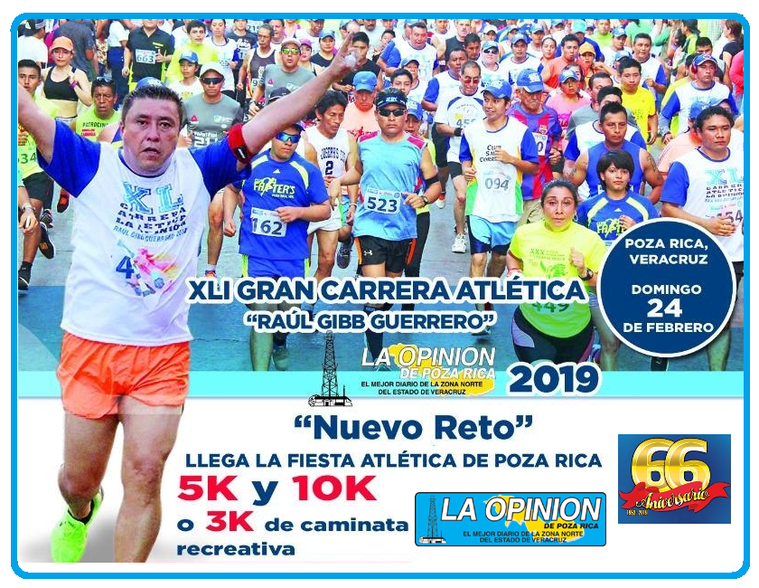 CARRERA 5K Y 10K "LA OPINION " 2019 "XLI CARRERA LA OPINION " 66 ANIVERSARIO