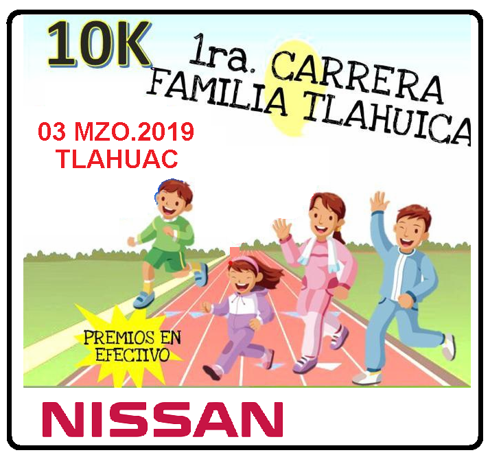 1a.CARRERA "TLAHUICA" 2019 1a. CARRERA 10KM TLAHUAC 2019