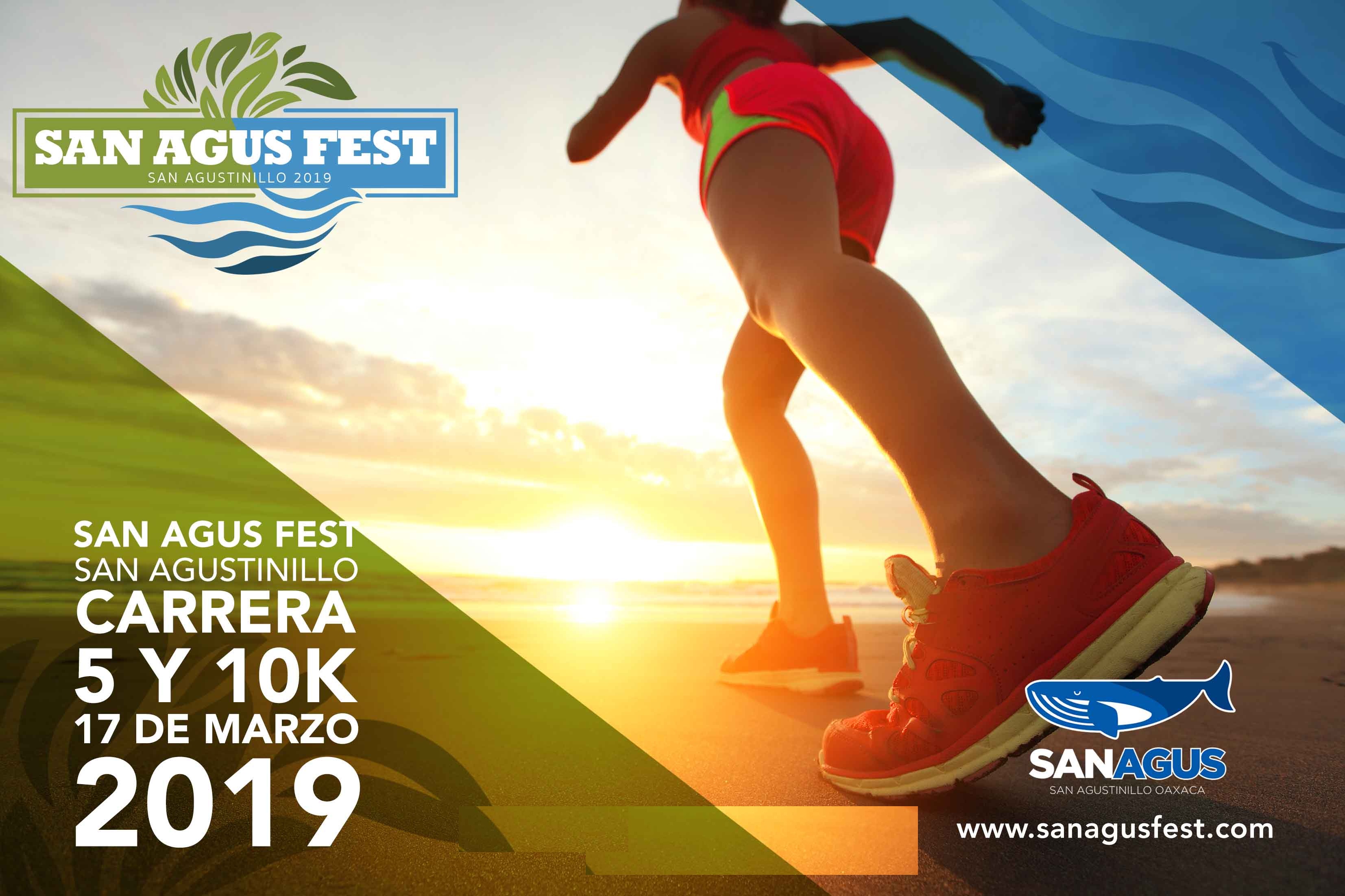 2o. FESTIVAL SAN AGUSTINILLO 5K Y 10K 2019 SAN AGUST FEST CARRERA 5 Y 10K 2019