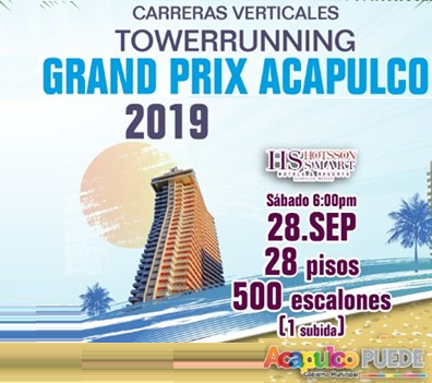 TOWERRUNUNNG ACAPULCO SABADO CARRERAS VERTICALES ACAPULCO 2019