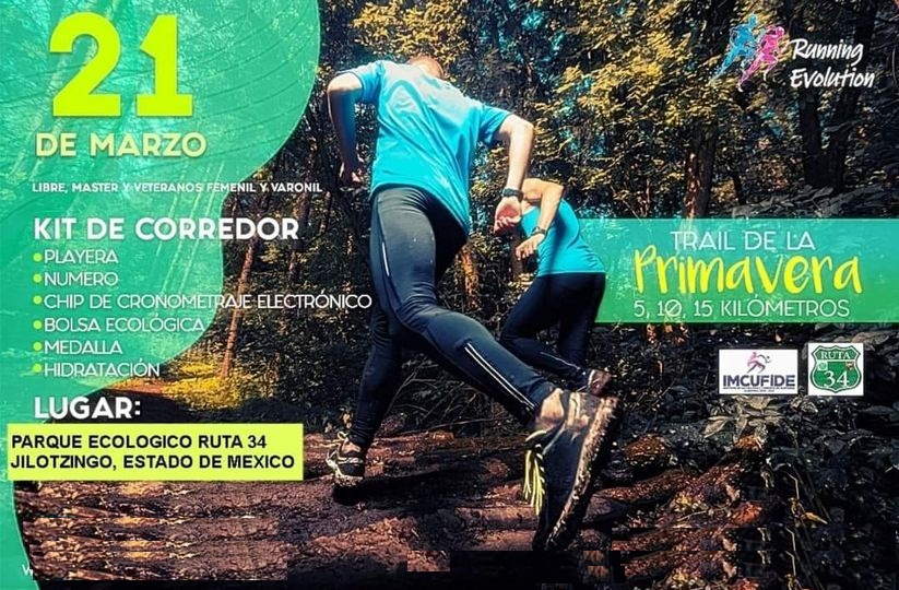 1er.TRAIL DE LA PRIMAVERA 10K TRAIL DE LA PRIMAVERA JILOTZINGO 10k