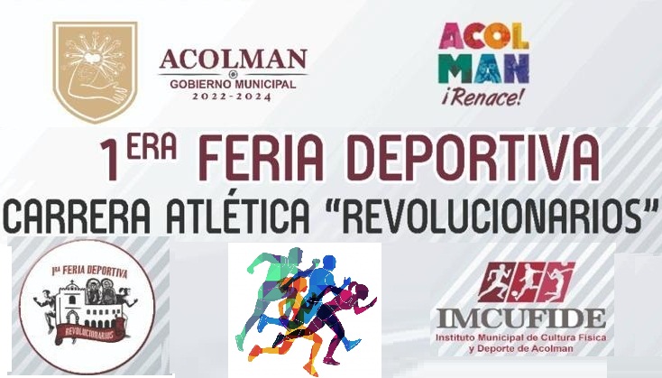 CARRERA ATLETICA REVOLUCIONARIOS 1a. FERIA DEPORTIVA CARRERA 5K