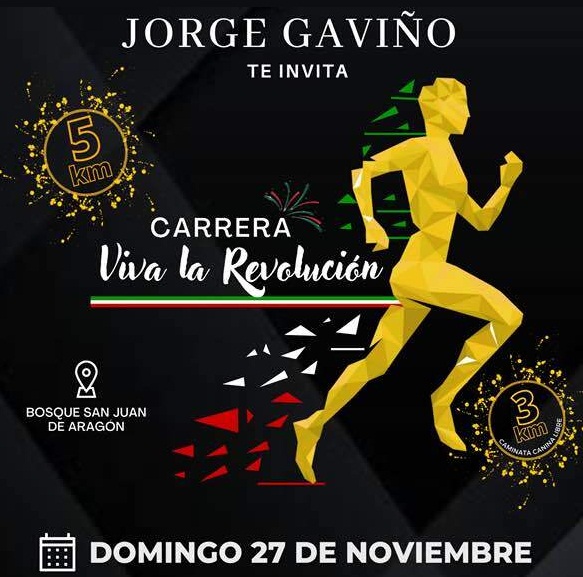 VIVA LA REVOLUCION 3K Y 5K DIPUTADO JORGE GAVIÑO