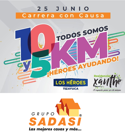 3A.CARRERA TODOS SOMOS HEROES 10K CARRERA SADASI TIZAYUCA  10K