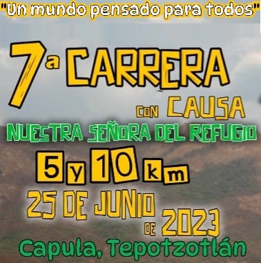 7A CARRERA CON CAUSA 10 KM NUESTRA SEÑORA DEL REFUGIO 10 K