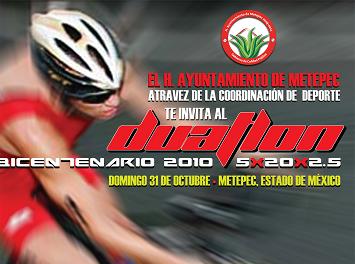DUATLON BICENTENARIO METEPEC 2010 Duatlon Bicentenario Metepec 2010 5k/20k/2.5k