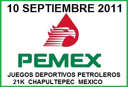 21K JUEGOS PETROLEROS MEDIO MARATON PEMEX