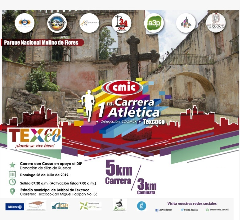 1a. Carrera Atlética “CMIC” TEXCOCO 5km y 3km  D...