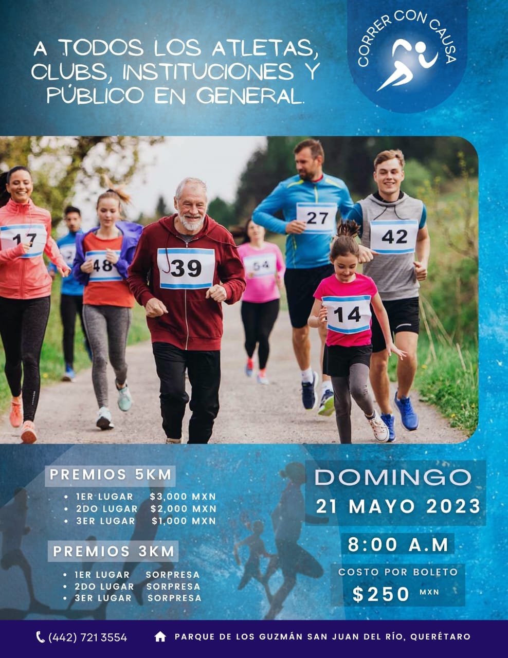 CORRECON CAUSA 5K ESTE 21 DE MAYO 2023 ** 7:30 AM PARQUE DE ...