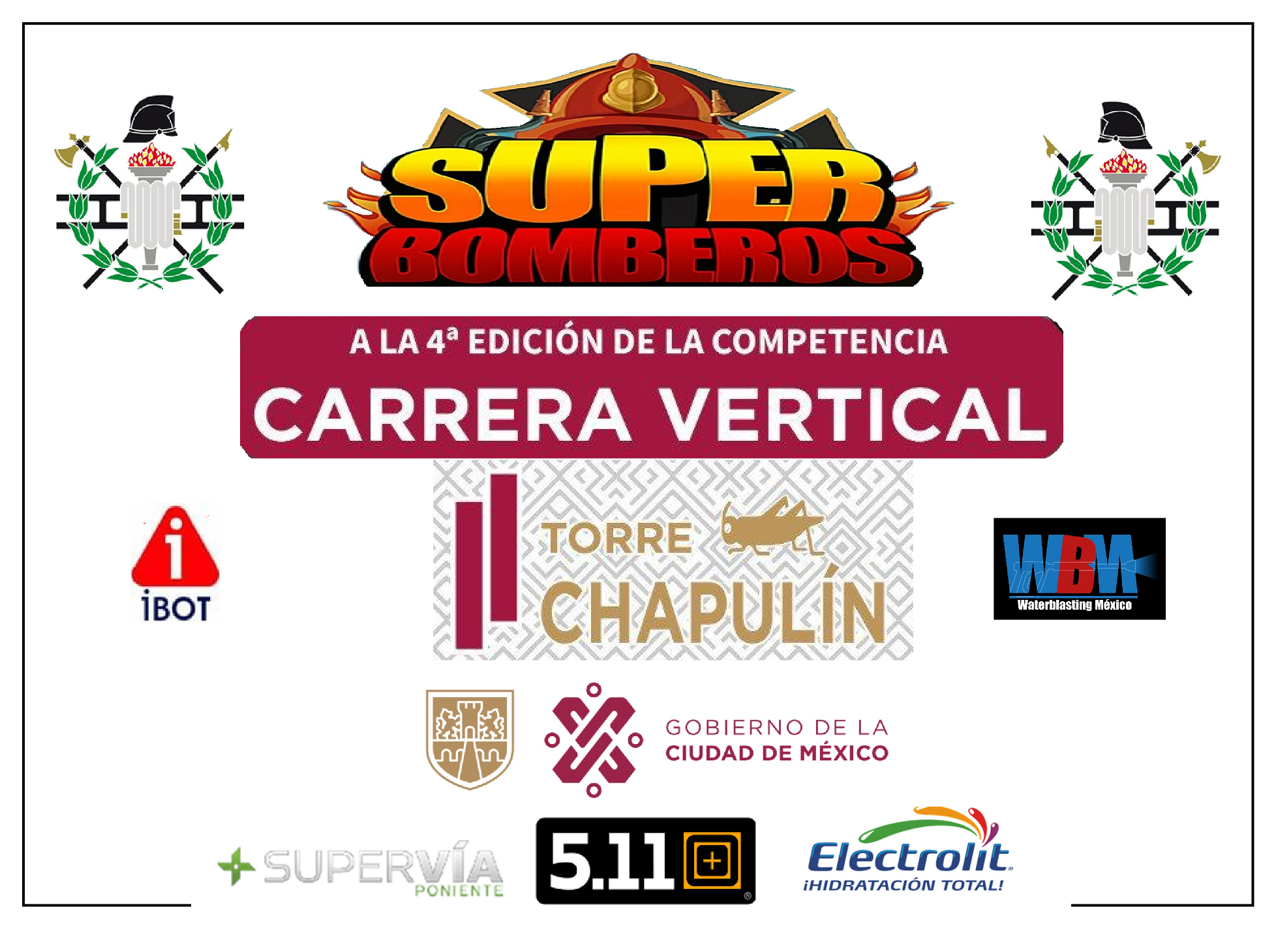 4a.CARRERA VERTICAL SUPERBOMBERO 2023 TORRE CHAPULIN Marino ...