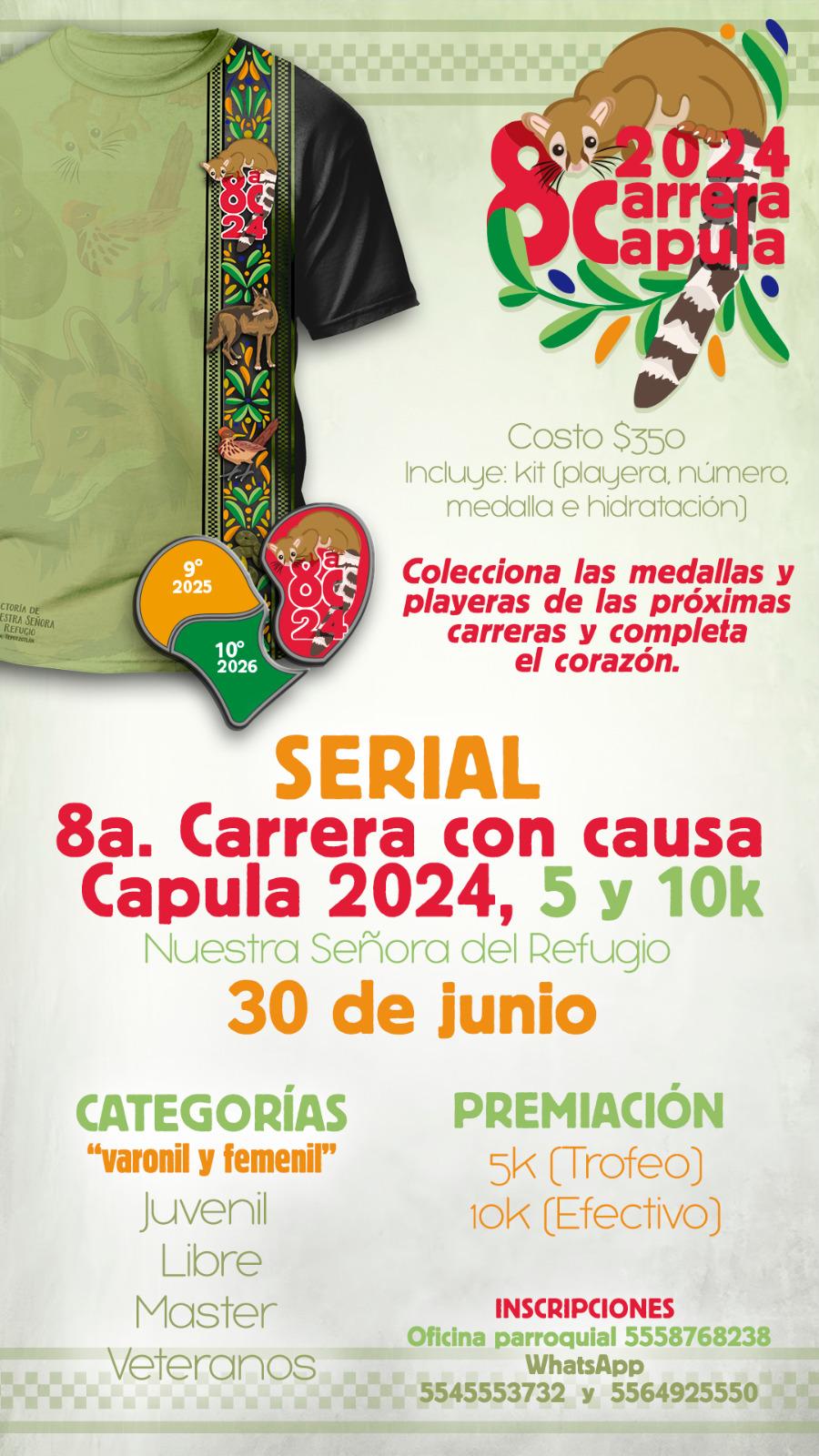 8ava CARRERA CON CAUSA CAPULA “NUESTAR SEÑORA DEL REFU...