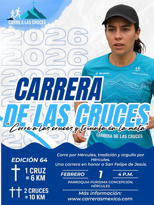 64 CARRERA DE LAS CRUCES  2026 10 Y 5K       “EN HONOR...